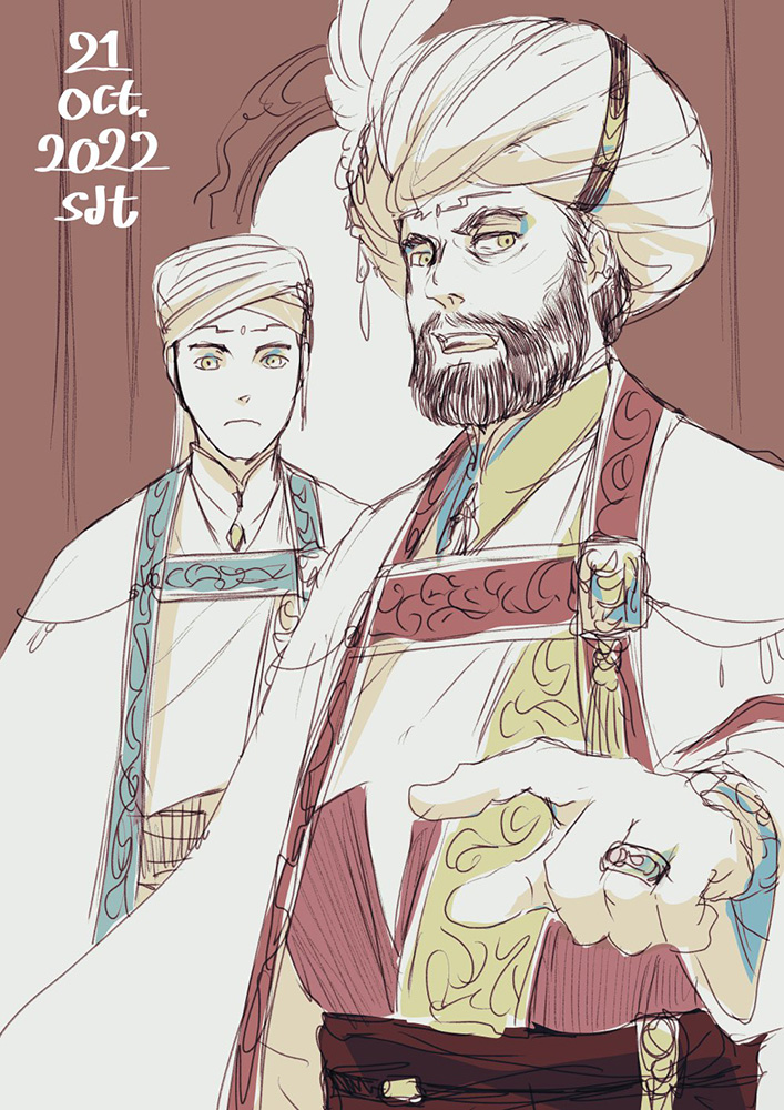 ルフカとユカ：カヌーカ宮廷の内務調整役とその息子